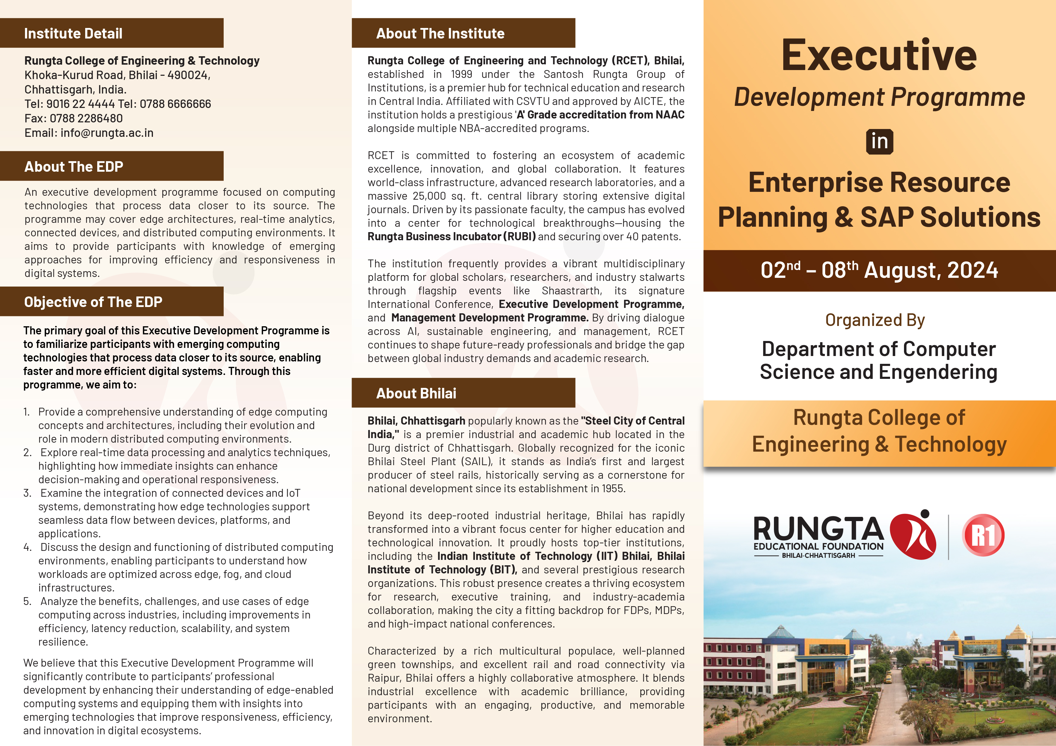 Executive Development Program in Enterprise Resource Planning & SAP Solutions